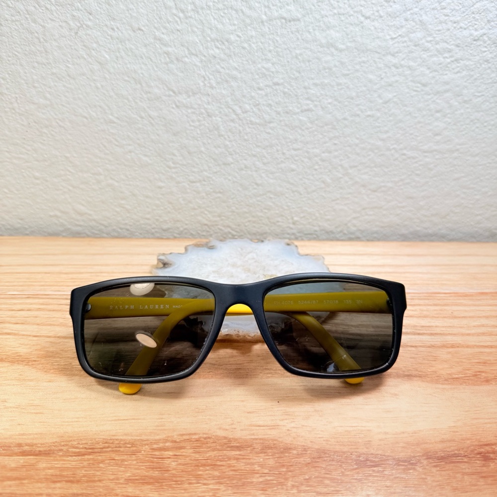 Ralph Lauren Polo Matte Black & Yellow Frames PH 4076 (Read Desc)